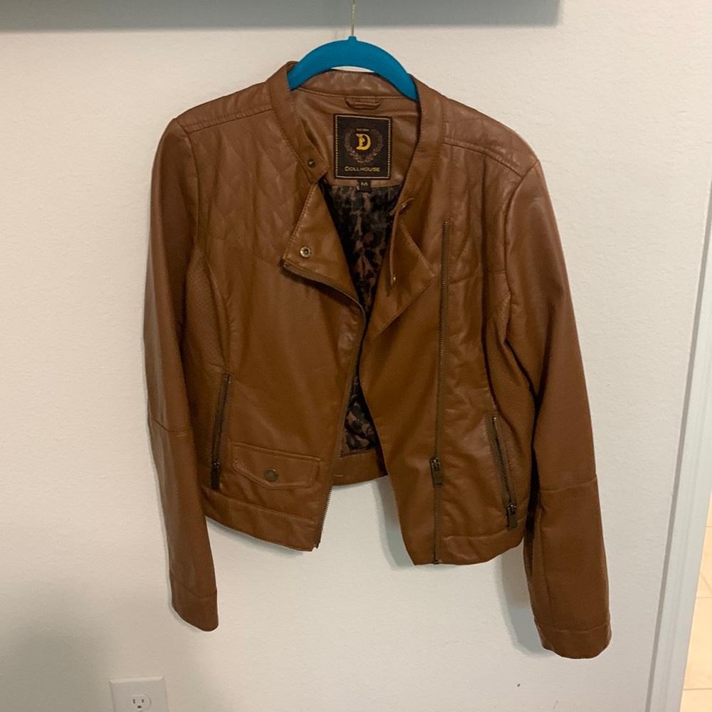 Dollhouse faux leather jacket. Size M